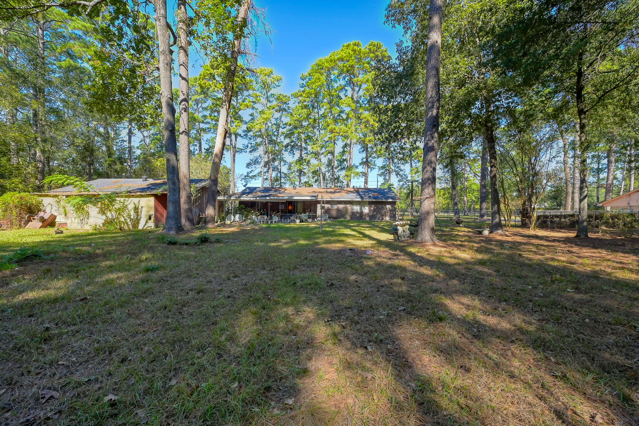 2104 Spring Creek Drive Spring, TX 77373 - Photo 6 of 9 a view of backyard with tree