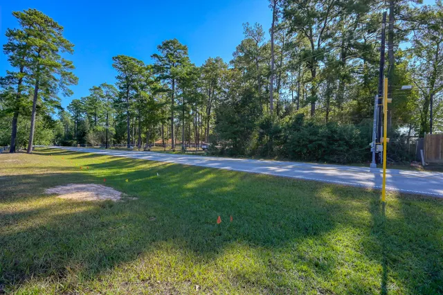a view of a volley ball court