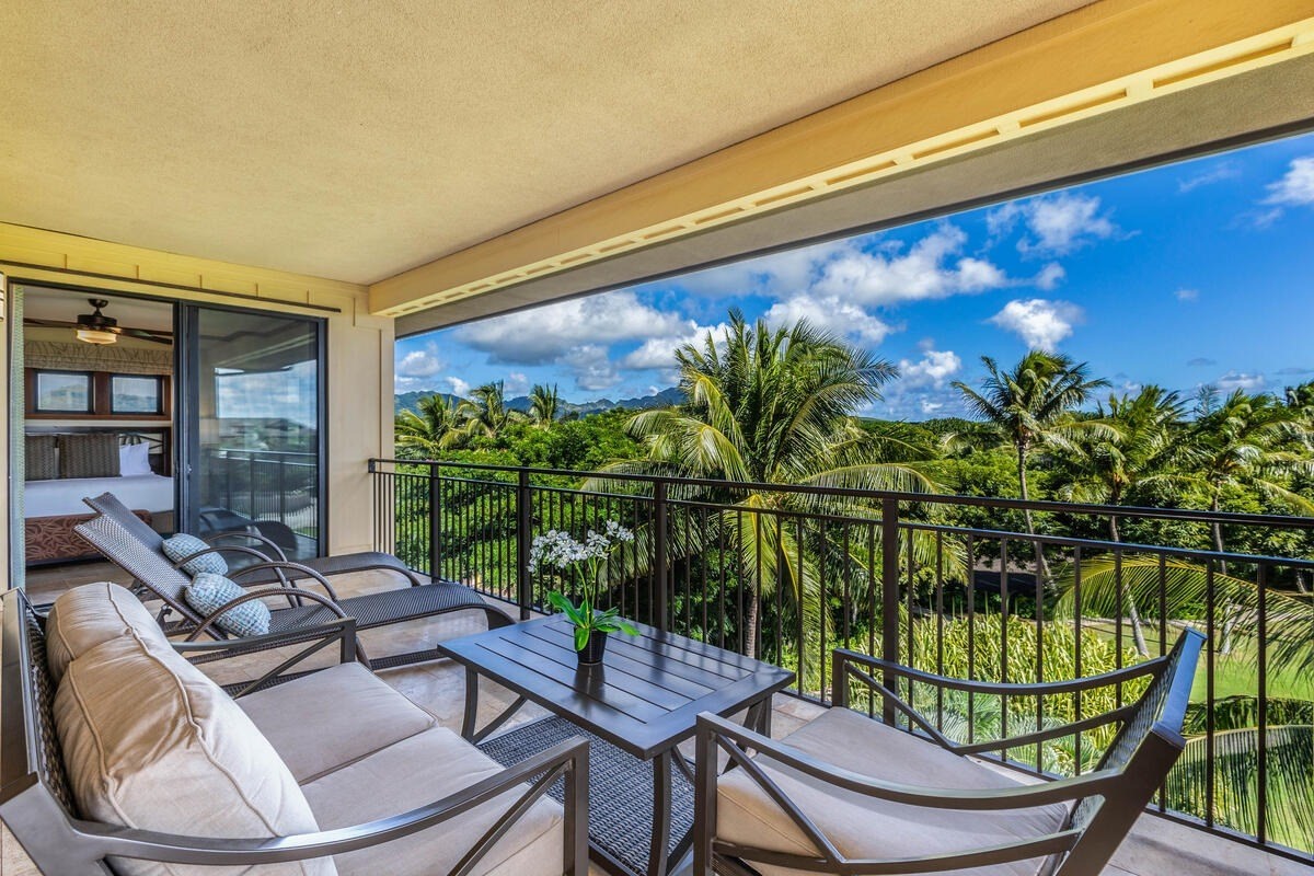 2641 Poipu Road, Unit 3201 Koloa, HI 96756 - Photo 11 of 12 a view of a chairs and table in the patio