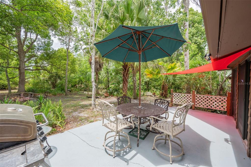133 Seminole Trail Georgetown, FL 32139 - Photo 33 of 87 a view of backyard with seating space and garden