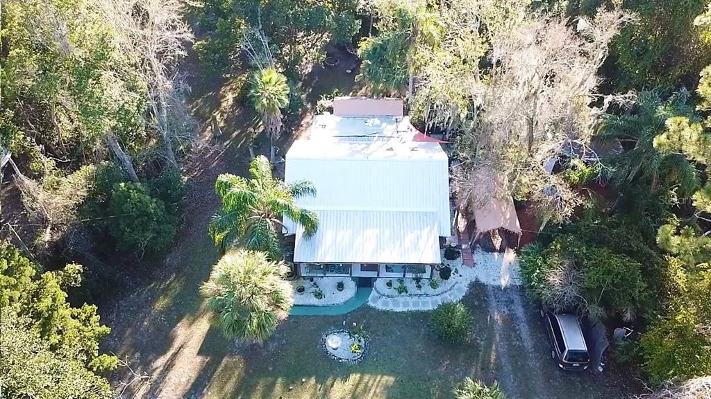 133 Seminole Trail Georgetown, FL 32139 - Photo 87 of 87 a view of a house with a yard and fountain in middle