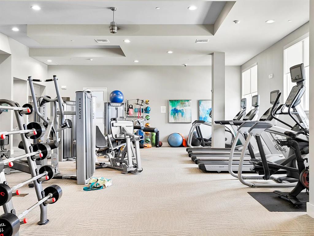700 Cocoanut Avenue, Unit 331 Sarasota, FL 34236 - Photo 15 of 25 a view of a room with gym equipment