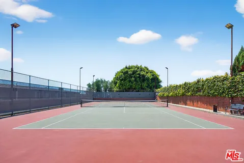 a view of a tennis court
