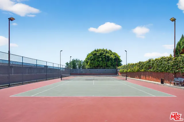 a view of a tennis court
