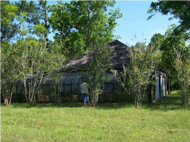 10163 South Loop Road, Unit 1 Pensacola, FL 32507 - Photo 2 of 13 (3) glass 8' x 12' lean-to greenhouses attached to barn