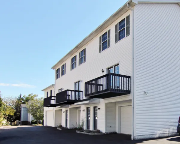 a view of a house with a balcony