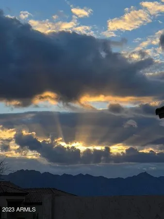 a view of sunset