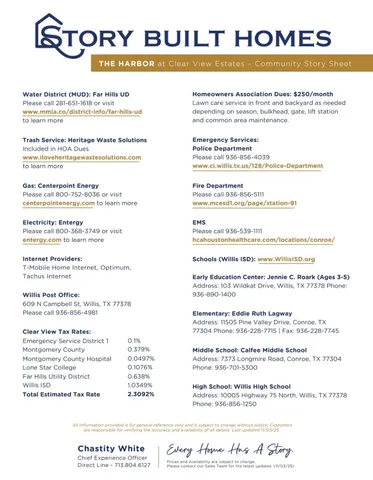 $816,155 | 13185 Clear View Drive, Willis, TX 77318