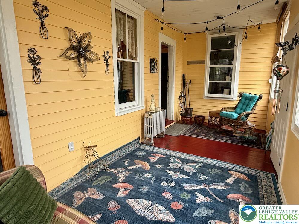 6423 Front Street Bangor, PA 18013 - Photo 30 of 60 a view of balcony with a potted plant