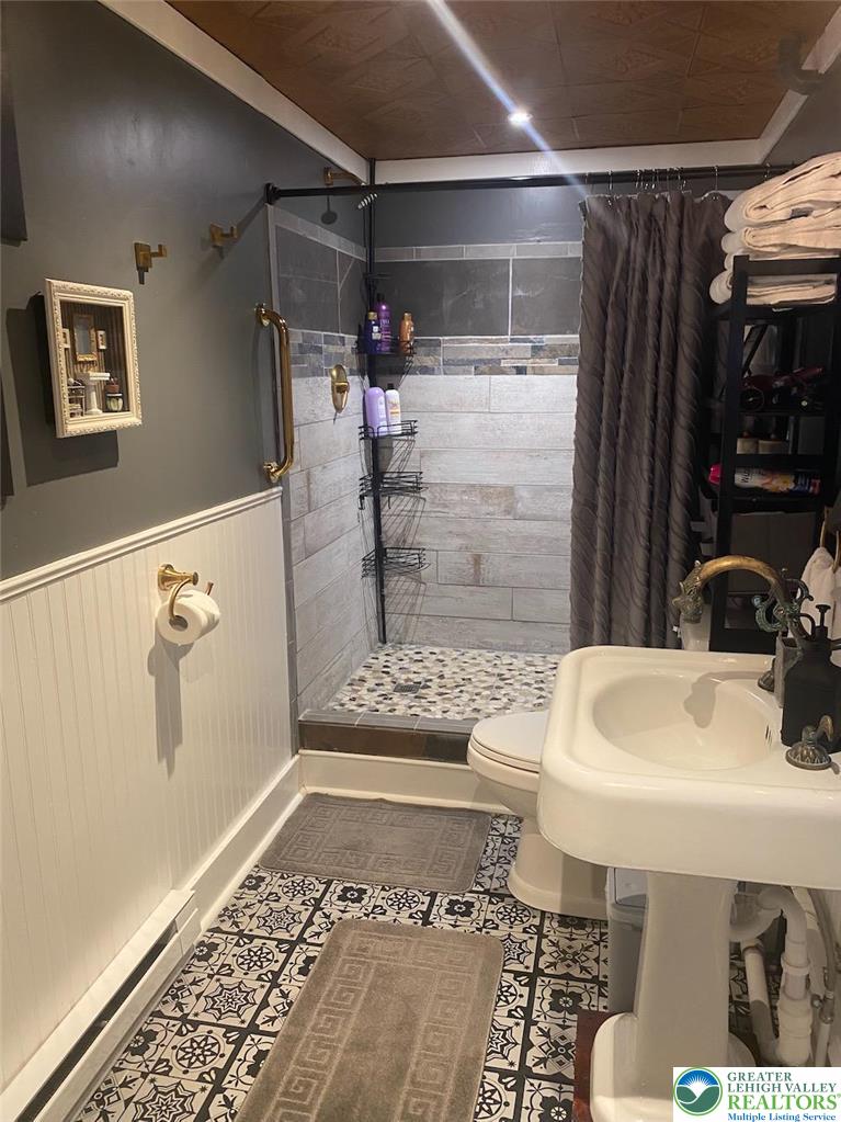 6423 Front Street Bangor, PA 18013 - Photo 55 of 60 a bathroom with a sink and a mirror
