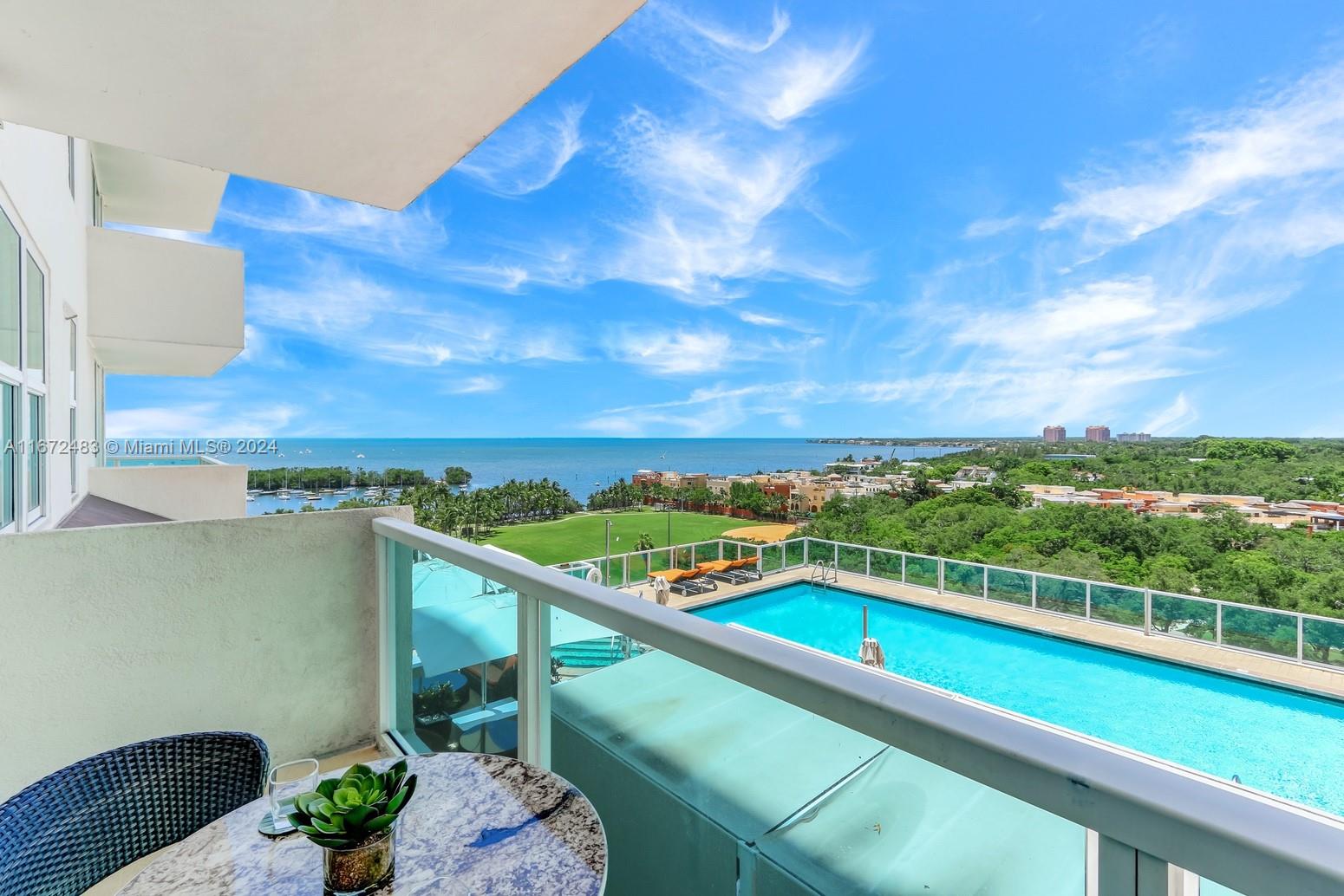 2889 McFarlane Road, Unit 904 Coconut Grove, FL 33133 - Photo 1 of 8 a view of a balcony with an ocean view