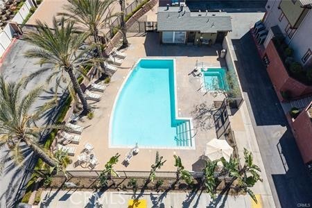 713 South Azusa Avenue, Unit A Azusa, CA 91702 - Photo 16 of 24 an aerial view of a house with a garden