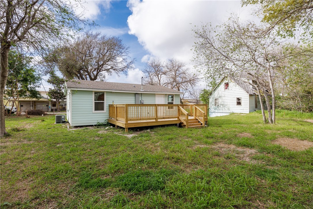 306 Allison Drive Gregory, TX 78359 - Photo 25 of 27 a view of a house with backyard