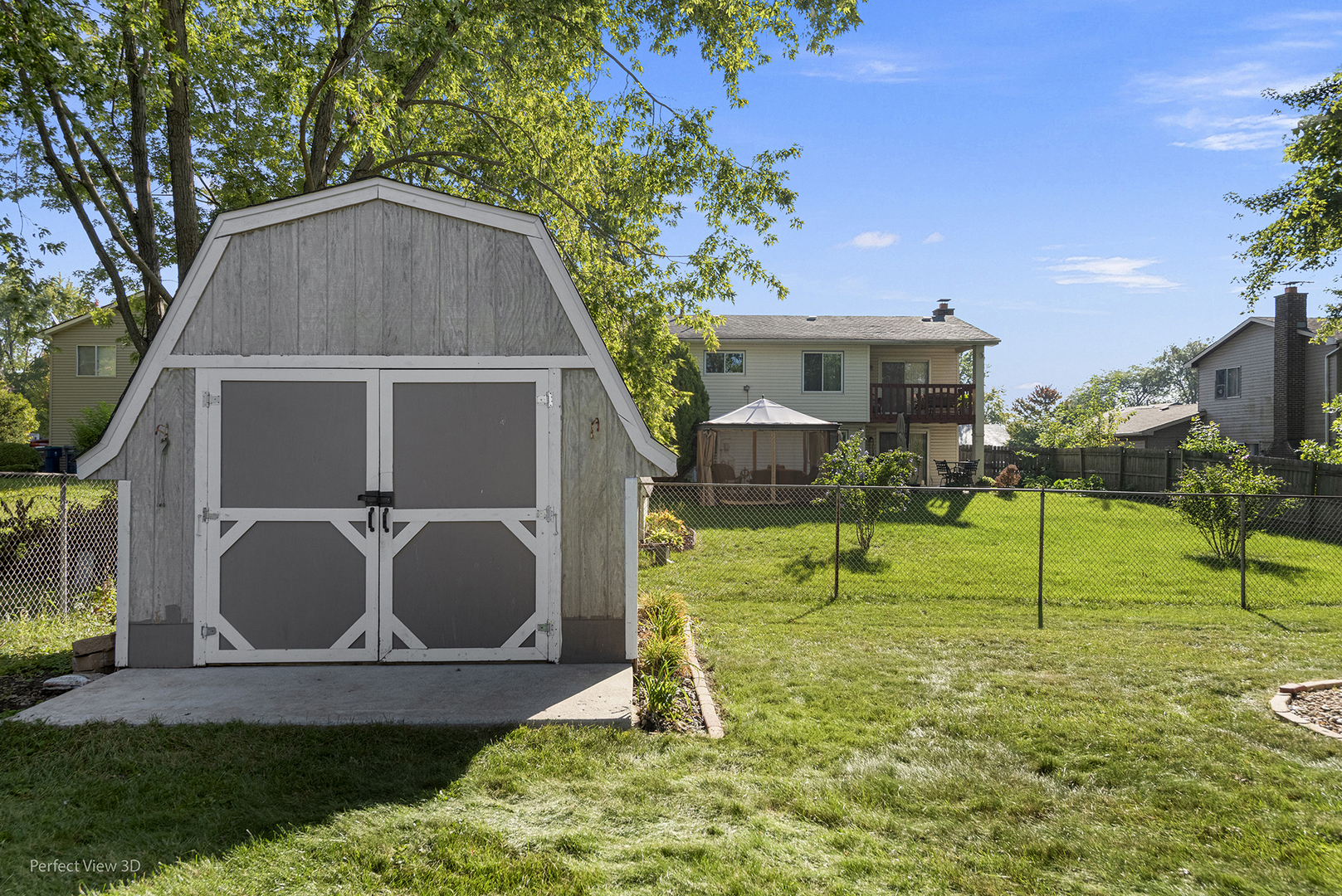 217 Oriole Road Matteson, IL 60443 - Photo 22 of 22 a house view with swimming pool and garden space