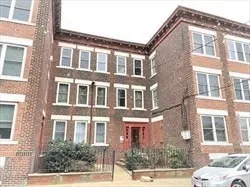 a front view of a multi story building