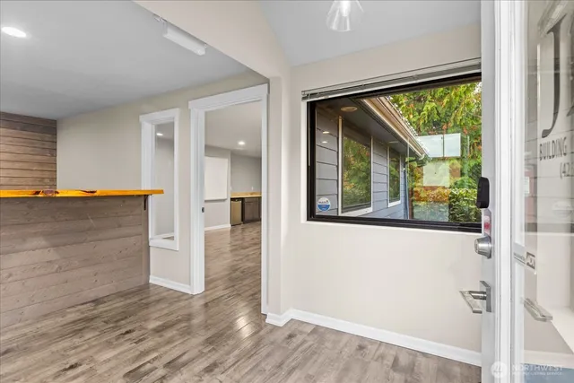 wooden floor in an empty room