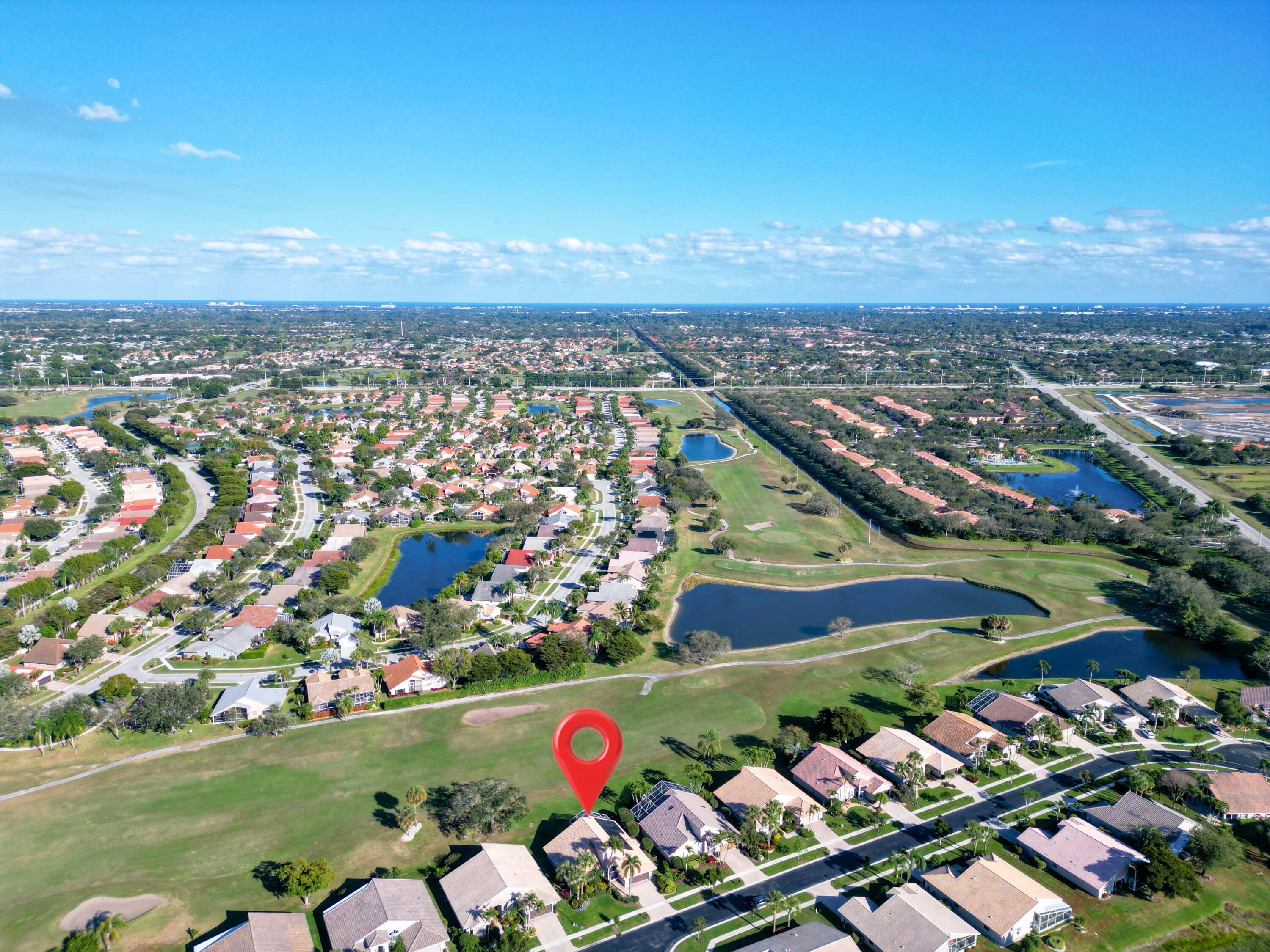 7170 Falls Road East Boynton Beach, FL 33437 - Photo 20 of 35 Panoramic to East-Ocean
