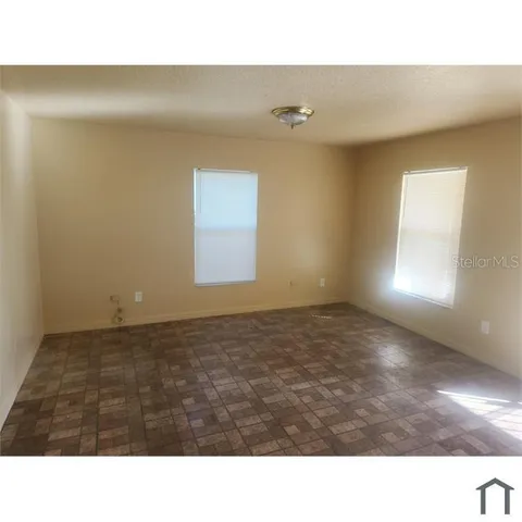 a open hall with a window