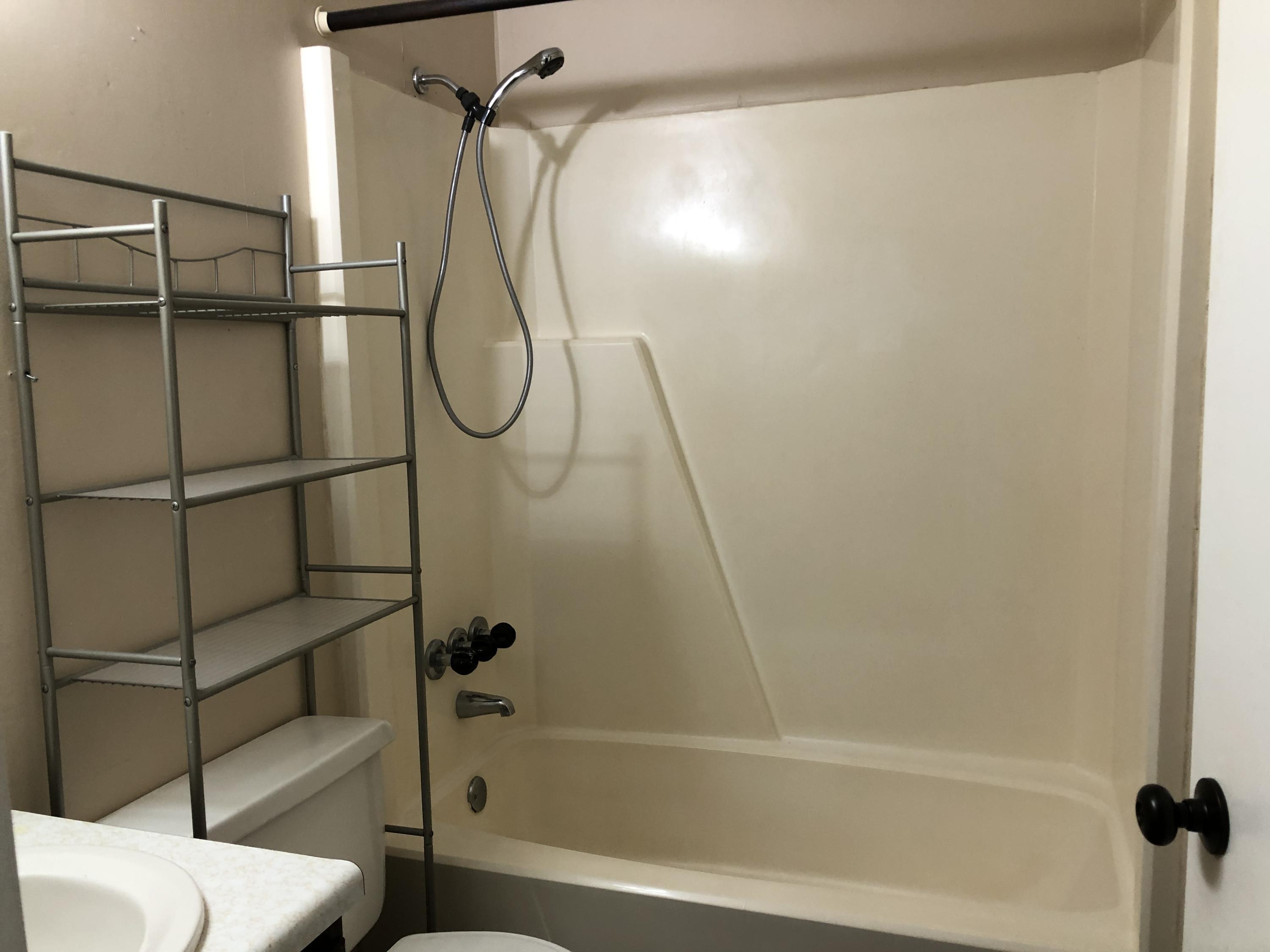 1325 Iron Ridge Road Rocky Mount, VA 24151 - Photo 16 of 17 a bathroom with a glass shower door