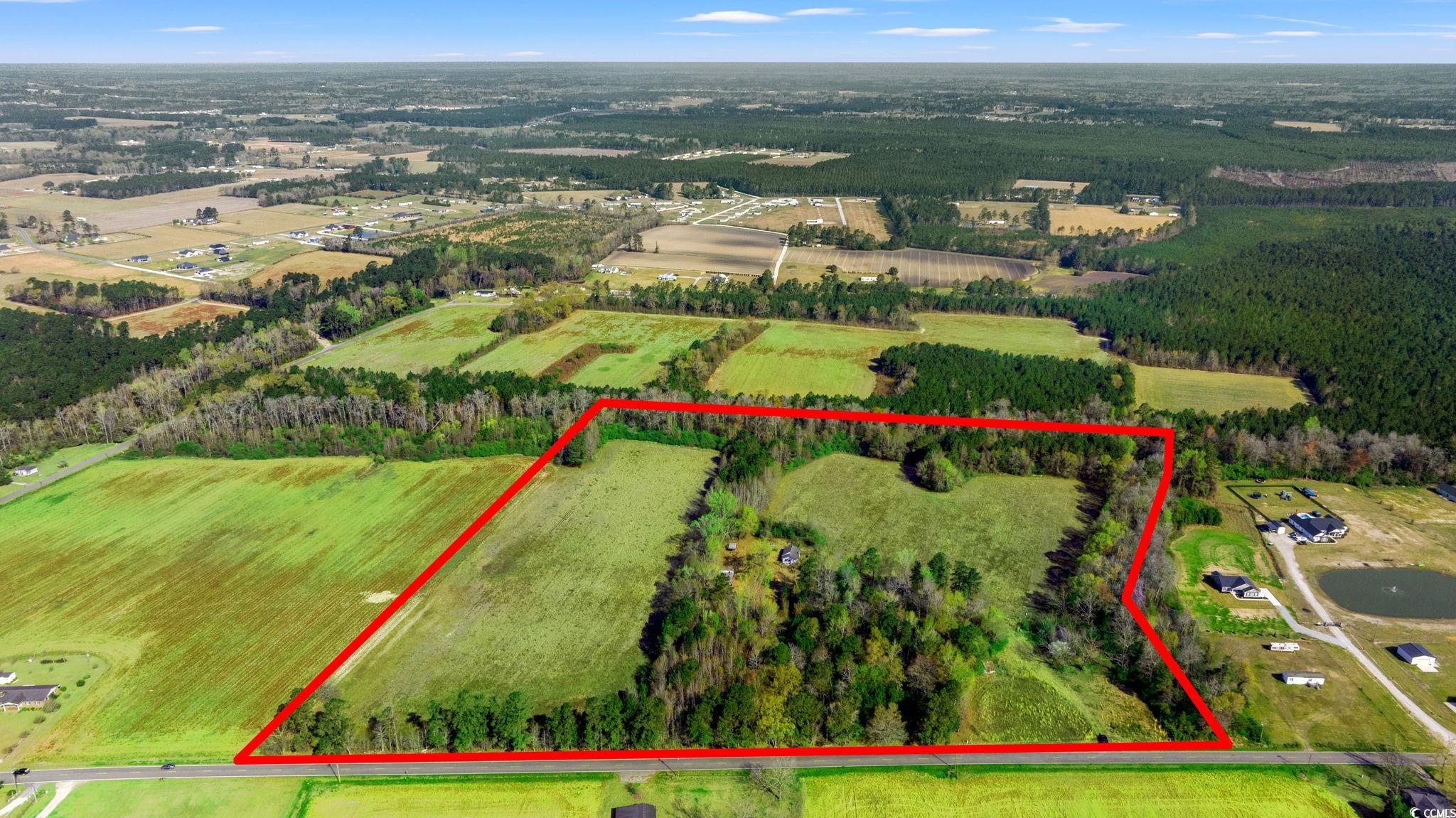 4083 Valley Forge Road Aynor, SC 29511 - Photo 1 of 16 Birds eye view of property featuring a rural view