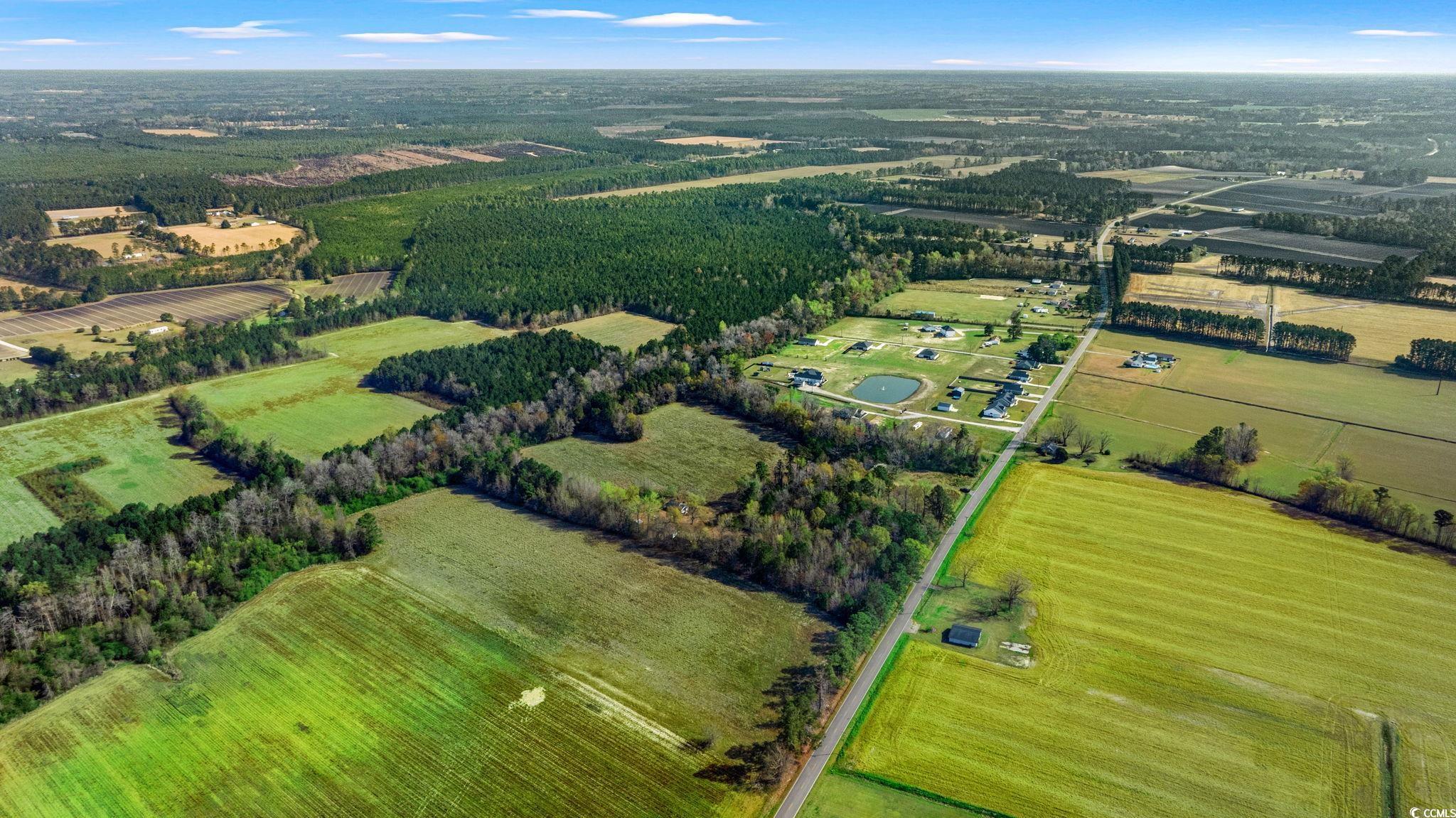 4083 Valley Forge Road Aynor, SC 29511 - Photo 3 of 16 Drone / aerial view featuring a rural view
