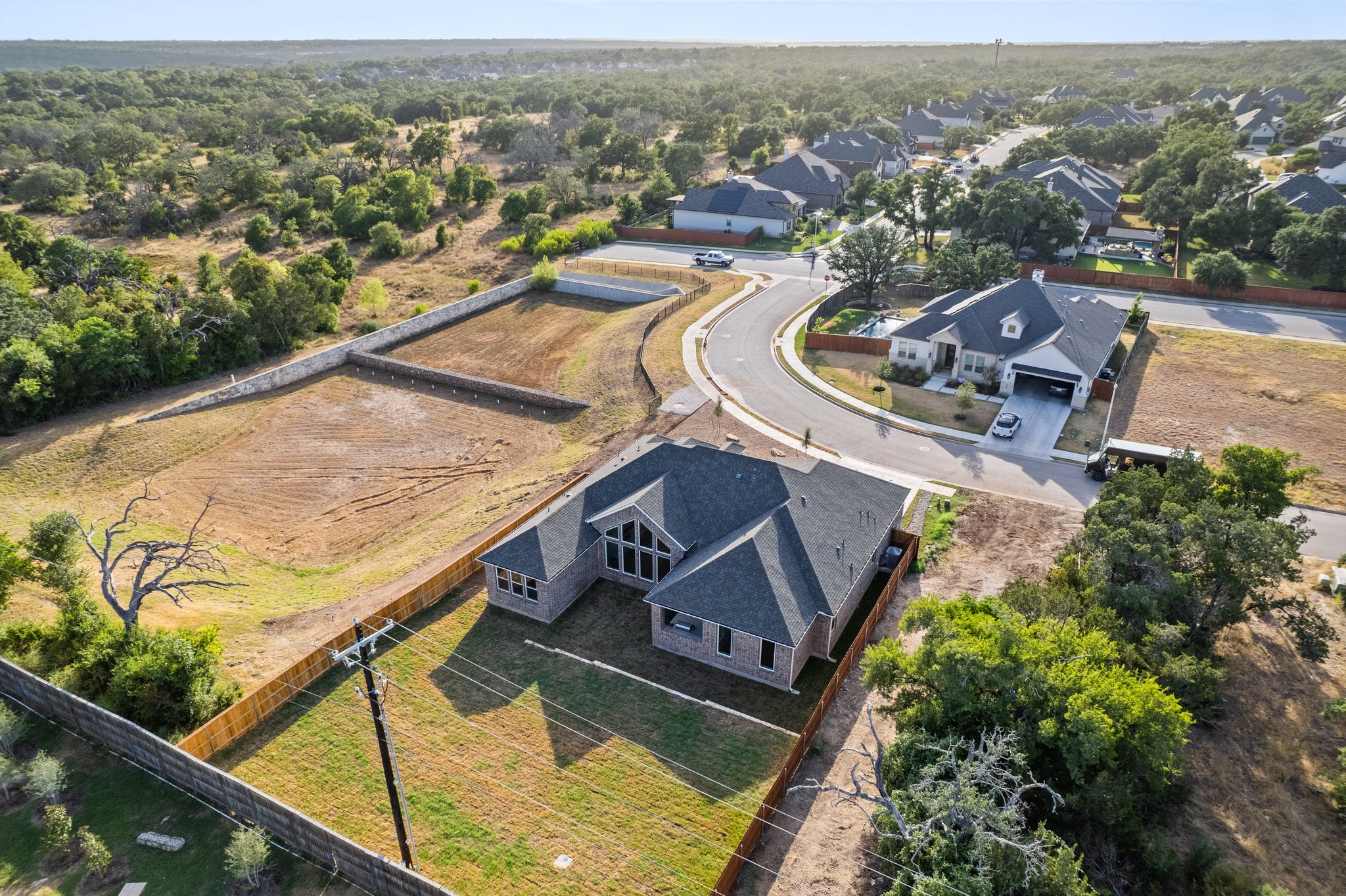 308 Axis Loop Georgetown, TX 78628 - Photo 39 of 40 an aerial view of residential houses with outdoor space
