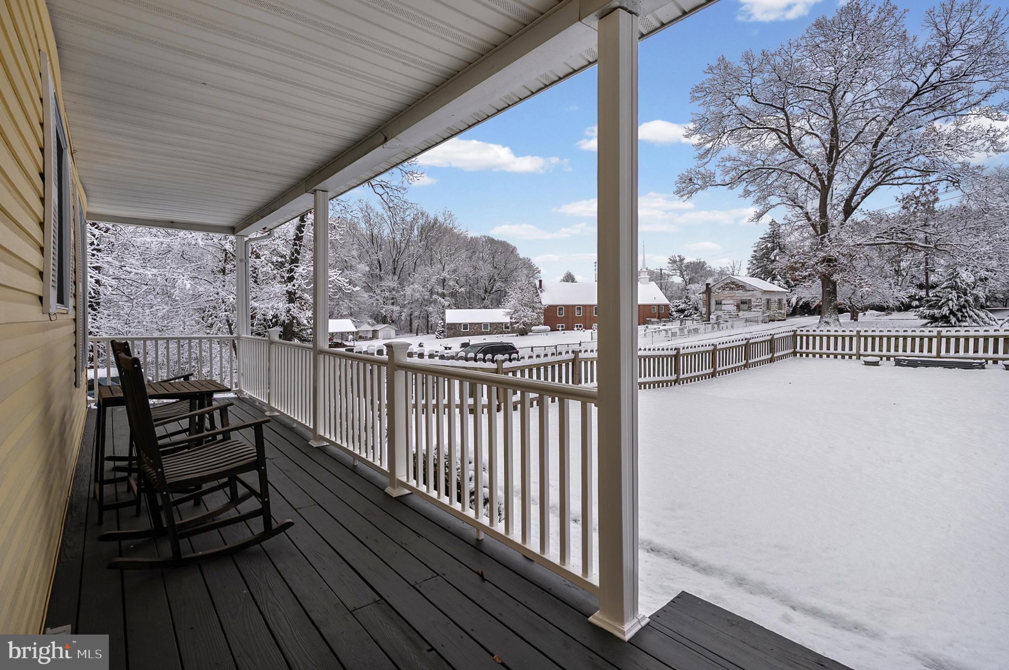 365 Nottingham Road Elkton, MD 21921 - Photo 27 of 50 Charming winter view from a cozy porch.