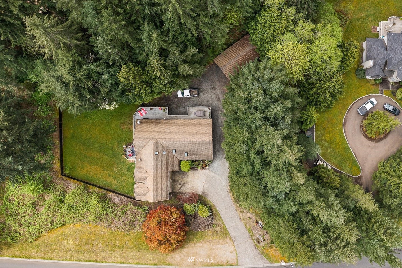 20712 29th Avenue Southeast Bothell, WA 98021 - Photo 39 of 40 aerial view of a house with a yard