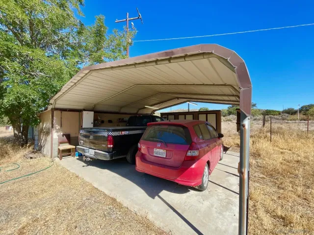 a street view with outdoor space