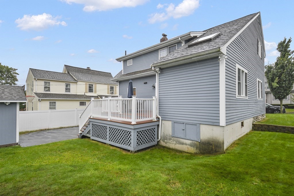 19 Coventry Road Worcester, MA 01606 - Photo 25 of 28 a view of a house with a backyard and deck