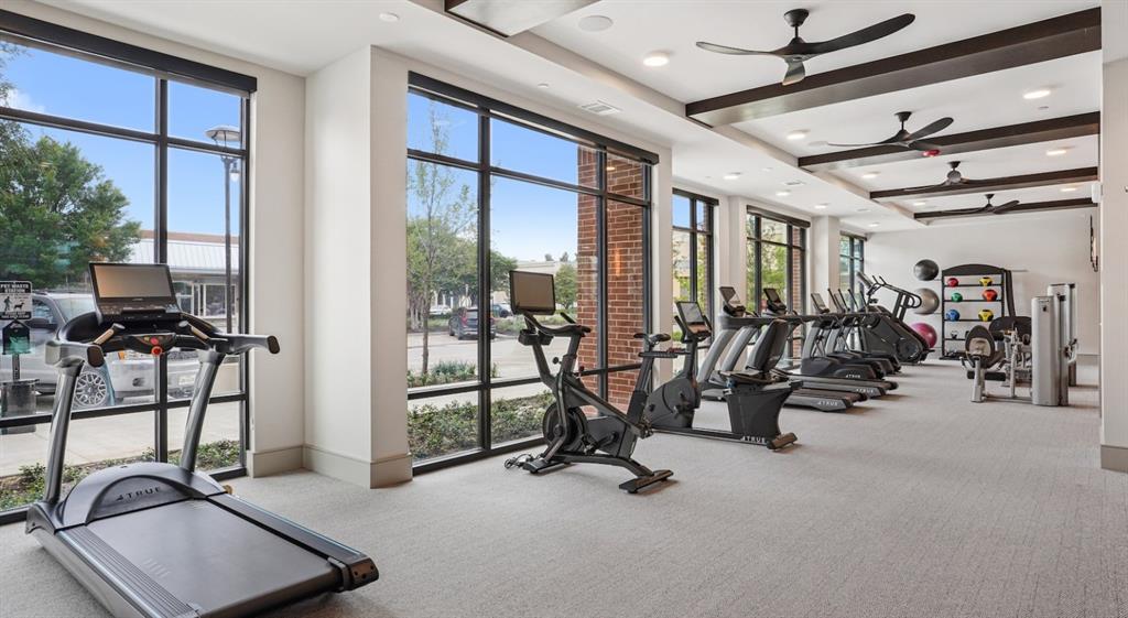 111 Town Place, Unit 2290 Fairview, TX 75069 - Photo 29 of 30 a view of a room with gym equipment