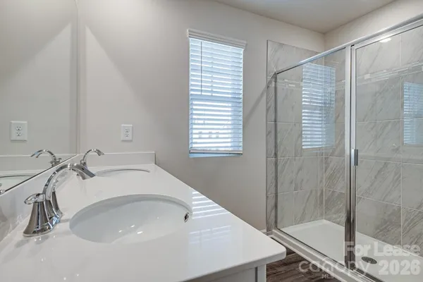 a bathroom with a sink and a tub