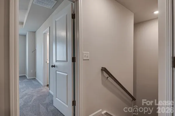 a view of hallway with elevator