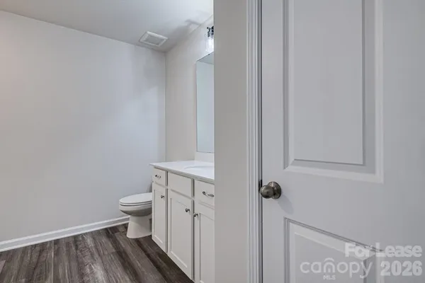 a bathroom with a toilet