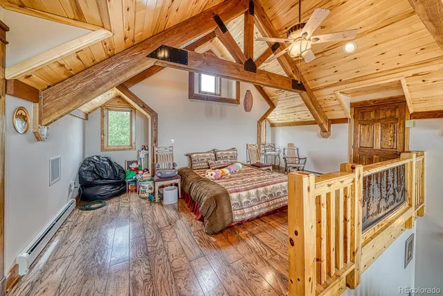 a backyard of a house with seating space