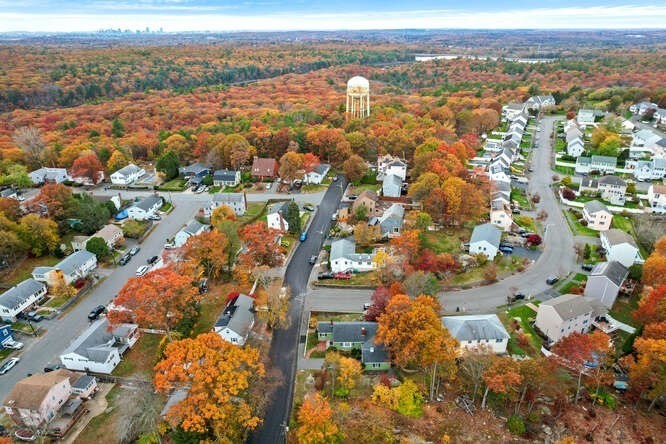 115 Quinn Road Lynn, MA 01904 - Photo 26 of 38 an aerial view of city and lake