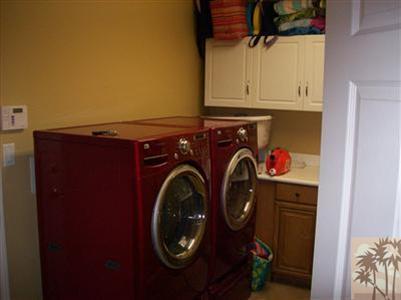 37454 Haweswater Road Indio, CA 92203 - Photo 10 of 25 a utility room with dryer and washer