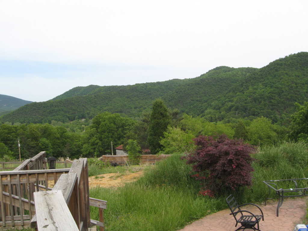 3208 North Fork Road Elliston, VA 24087 - Photo 2 of 7 a view of a terrace with a garden