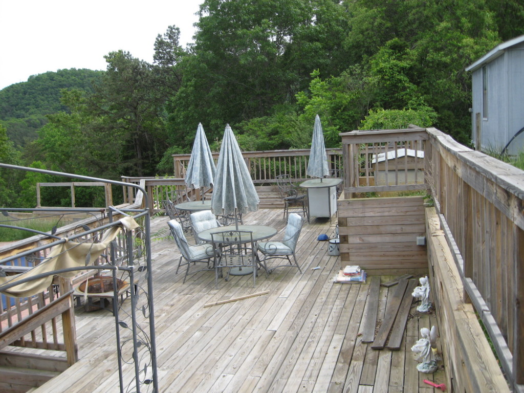 3208 North Fork Road Elliston, VA 24087 - Photo 5 of 7 a view of deck with chairs and wooden floor