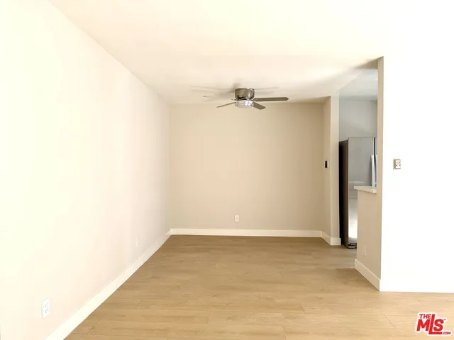 a view of a room with rack on the wall