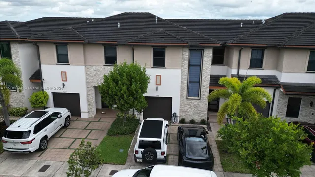 a view of a lake from a yard