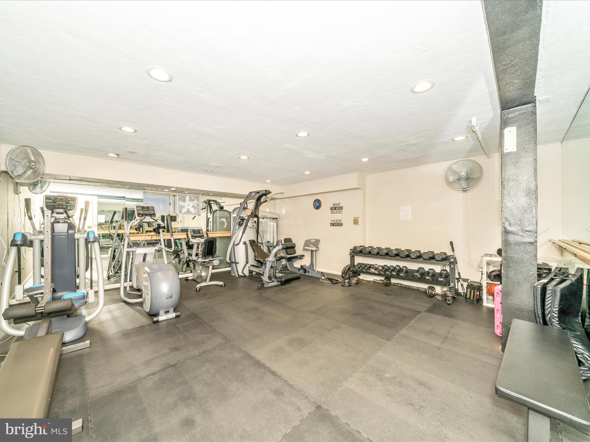 3900 Tunlaw Road Northwest, Unit 613 Washington, DC 20007 - Photo 25 of 31 a view of a room with gym equipment