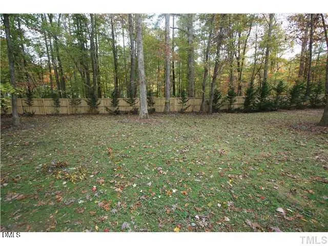 a view of backyard with green space