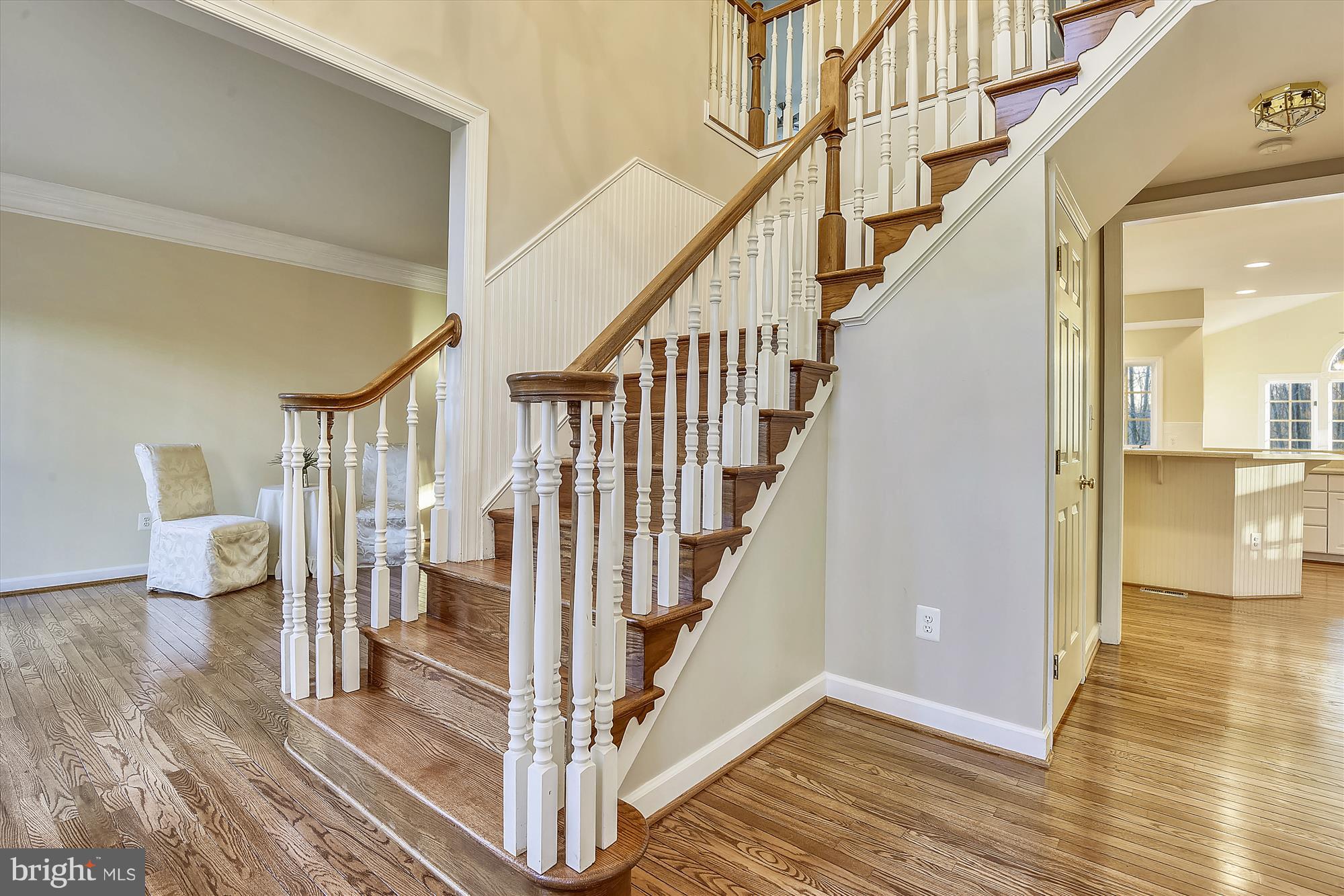 2019 Gresham Lane Davidsonville, MD 21035 - Photo 14 of 85 a view of entryway and hall with wooden floor