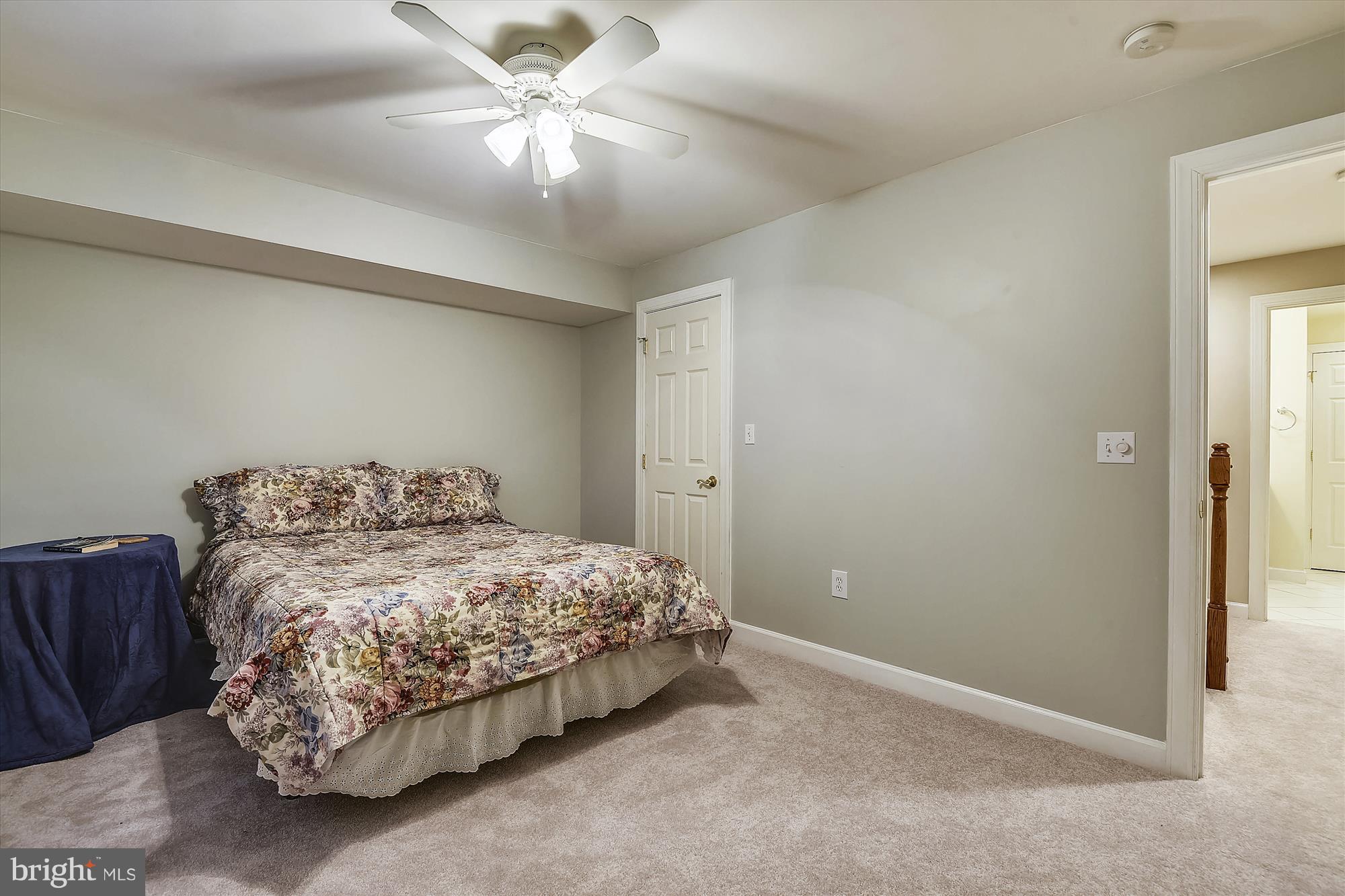 2019 Gresham Lane Davidsonville, MD 21035 - Photo 57 of 85 a bedroom with a bed and a ceiling fan