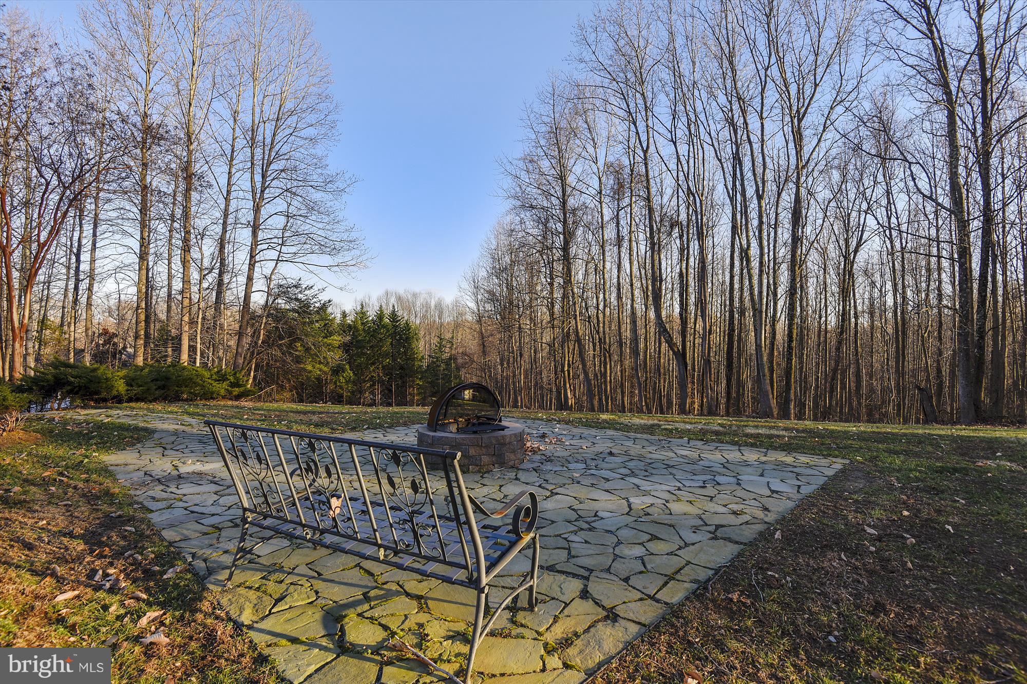 2019 Gresham Lane Davidsonville, MD 21035 - Photo 69 of 85 patio with fire pit backs to woods & open space