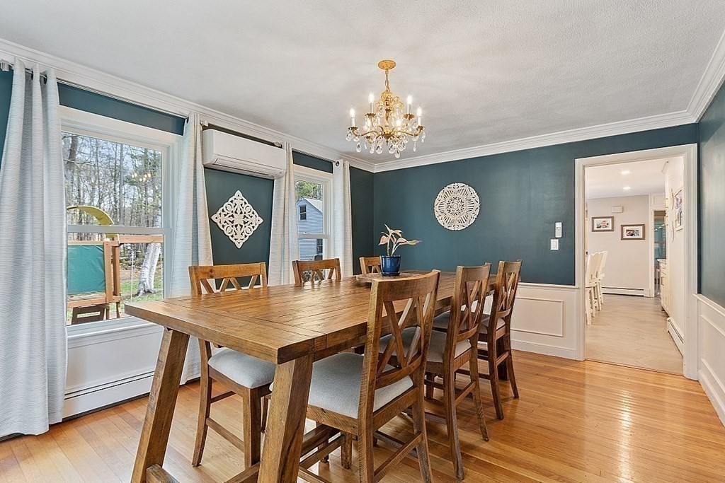 13 Olde Farms Road Boxford, MA 01921 - Photo 15 of 42 a view of a dining room with furniture window and wooden floor