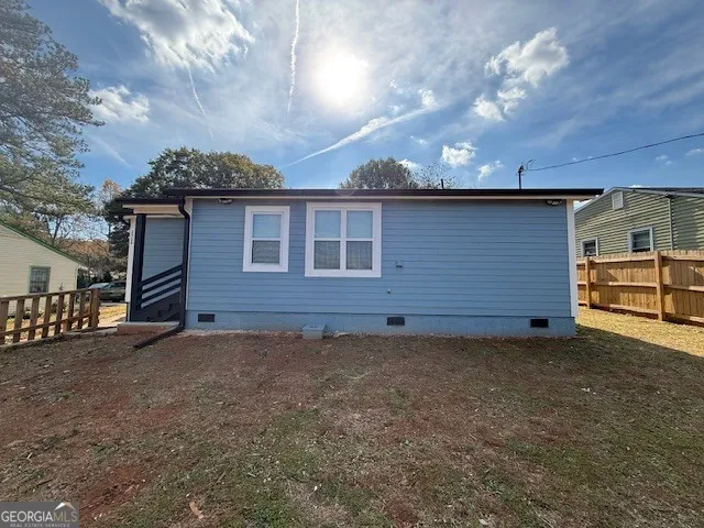 a view of a house with a stove