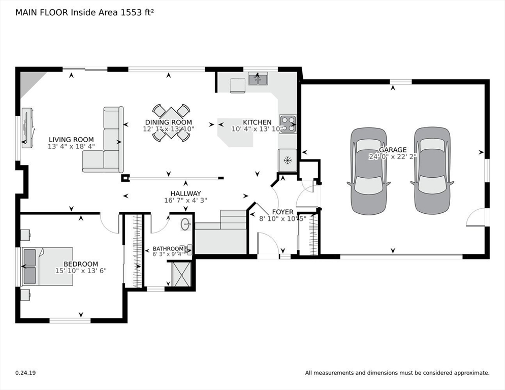 642 North Farms Road Northampton, MA 01062 - Photo 40 of 42 a picture of floor plan