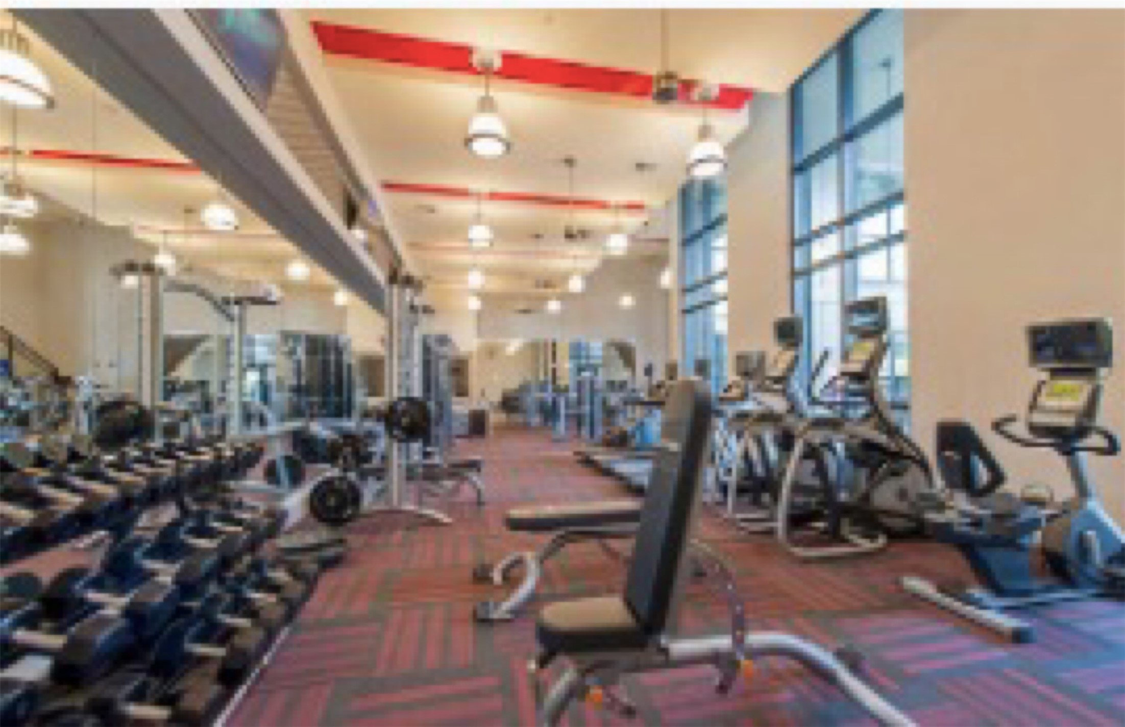 2033 South Gessner Road, Unit 2105 Houston, TX 77063 - Photo 18 of 23 a view of a room with gym equipment